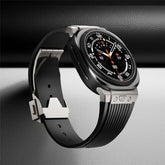 Eco-Friendly High-Tensile Silicone Strap for Samsung Galaxy Watch Ultra 47mm – Stainless Steel Connector & Folding Clasp